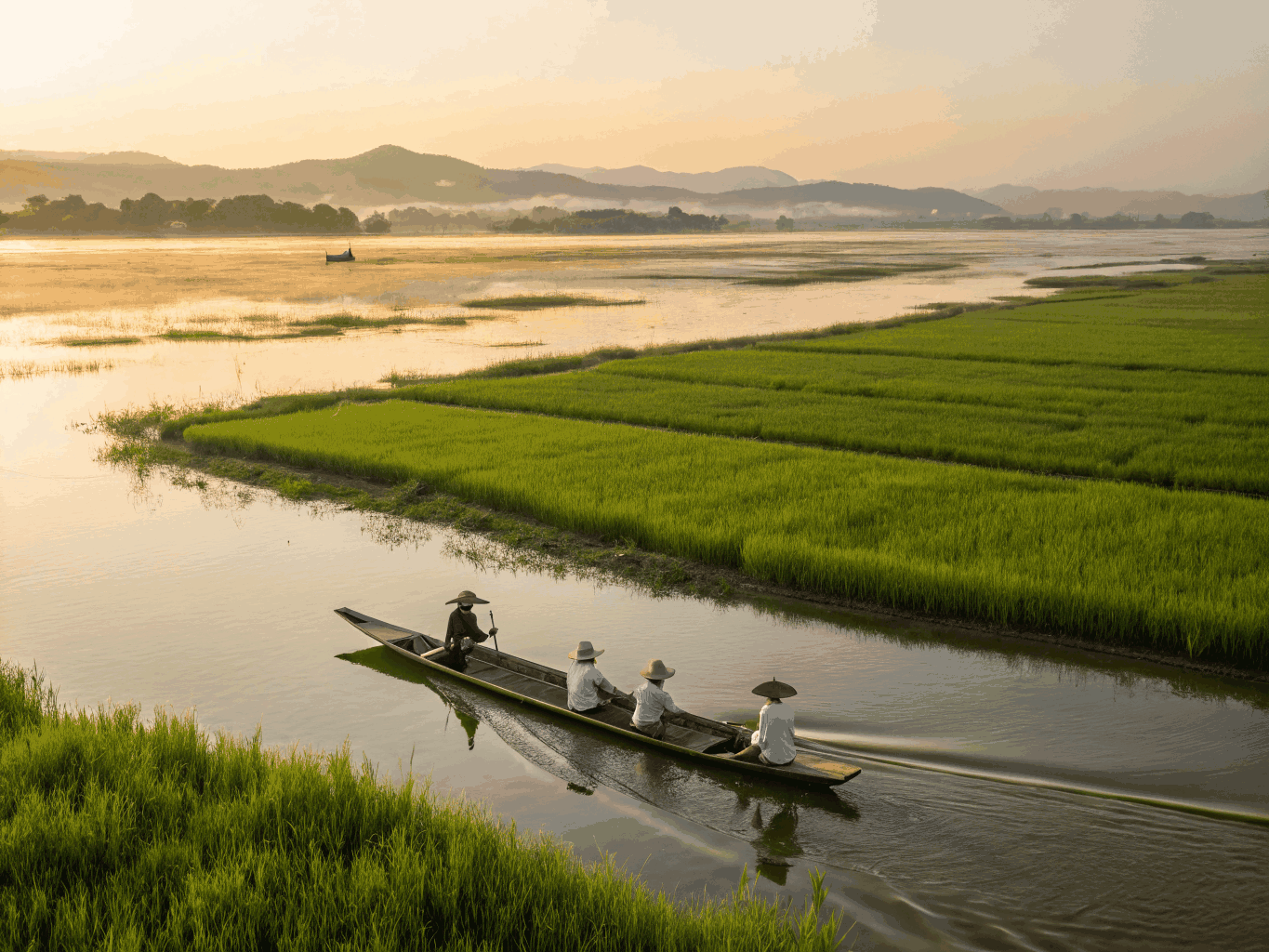 Mạng lưới thủy văn và hệ sinh thái đất ngập nước châu thổ sông Cửu Long